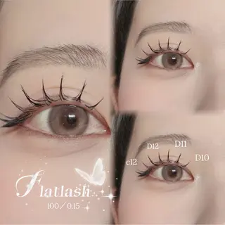 マツエク・マツパ meguru／マツパ ／マツエク／束感のマツエク・マツパデザイン