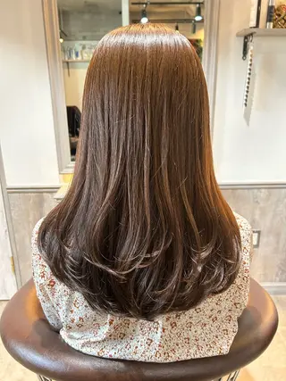 ロング カラー ヘアアレンジ Rina🌿 Re:chaLuのヘアスタイル