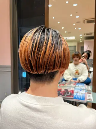 ショート ｼｮｰﾄｶｯﾄ 梅田 山下　すみれのヘアスタイル