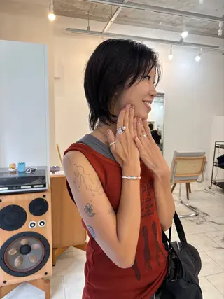 ショート カラー NOUN所属・eri kinjoのヘアスタイル