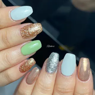 ミディアム ネイル richeri beautyのネイルデザイン