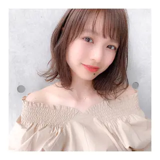 ミディアム カラー lar 立川南口所属・レイヤーボブ/ボブ 仲川和人のヘアスタイル