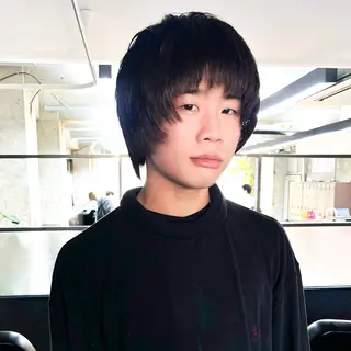 ミディアム メンズ myu 🐈⬛のヘアスタイル