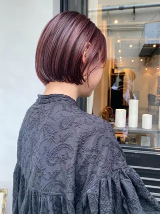 ショート カラー tonari 梅田、中崎町のヘアスタイル
