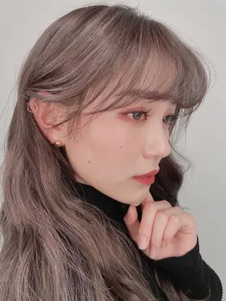 ロング カラー 韓国レイヤー/ 顔周り💕田中将吾のヘアスタイル