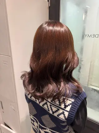 セミロング 田村講幸 ALBUMアカデミーのヘアスタイル