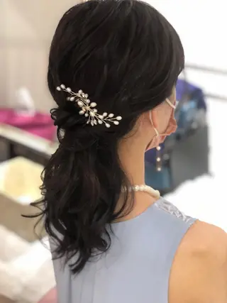 セミロング 六本木/ヘアセット /hairmakeのヘアスタイル