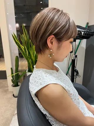 ショート カラー LA KING GINZA TOKYO所属・🧡ショートの達人 🧡SHOのヘアスタイル