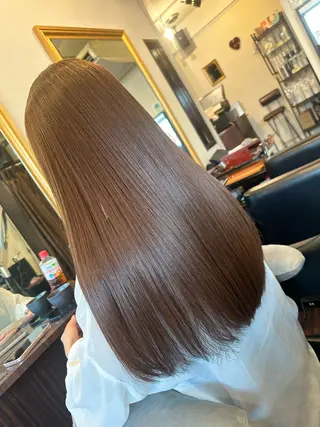 ロング WiZ所属・艶髪カラー🤍 縮毛矯正🤍RINAのヘアスタイル