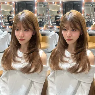 セミロング 銀座副店長/レイヤー /髪質改善/田島のヘアスタイル