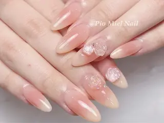 ネイル HANA 長さだしのネイルデザイン