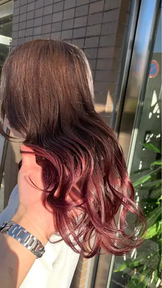 ロング カラー SALOWIN高崎所属・縮毛矯正・髪質改善 鈴木悠太/当日OK✨のヘアスタイル