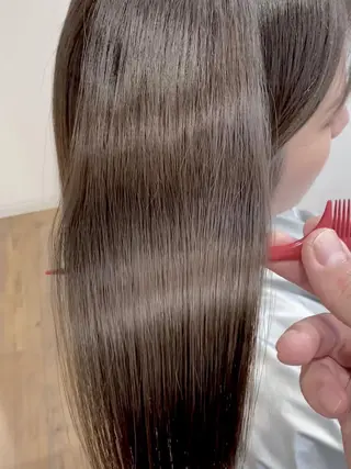 ミディアム カラー KIZU 髪質改善 オカルト怪談のヘアスタイル