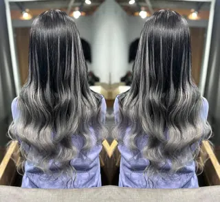 ロング ヘアアレンジ カラー メンズ 韓国ヘアならお任せ♡ 馴染ませ達人👸yuのヘアスタイル