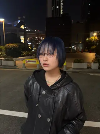 ショート カラー 文字 遼哉のヘアスタイル