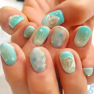 ネイル Ash関内ネイリスト 荒木のネイルデザイン