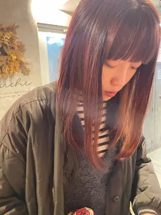 ロング さの あやねのヘアスタイル