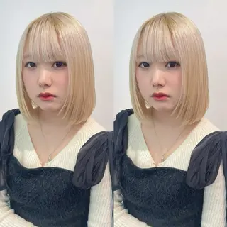 ミディアム Hair&Make Allure所属・塩谷康生/髪質改善 /ボブ/縮毛矯正のヘアスタイル