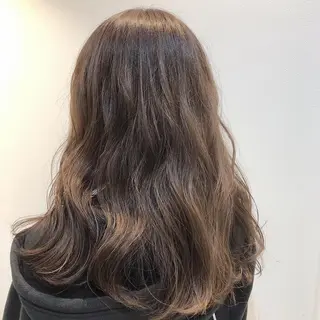 セミロング カラー 韓国ヘア☁️ mitsukiのヘアスタイル