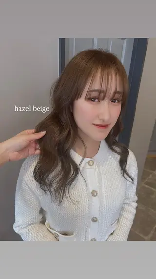 ロング 緒方 つばさのヘアスタイル