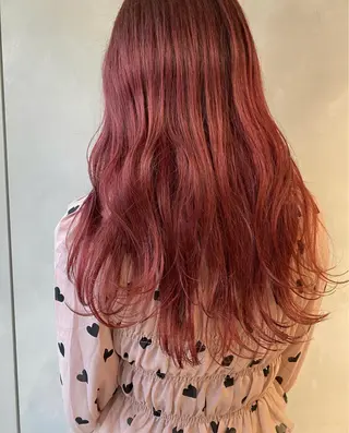 ロング カラー ヘアアレンジ #ブリーチカラー Akihoのヘアスタイル