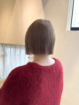 ショート 柳川沙羅 🌿透明感カラーのヘアスタイル