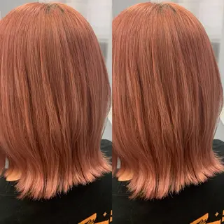 ミディアム ブリーチ無しカラー✨ 美鈴のヘアスタイル