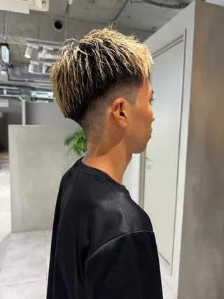 ショート メンズ メンズカット/ ブリーチ/かほのヘアスタイル