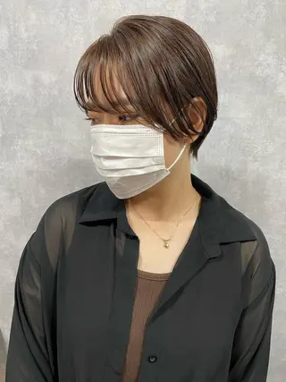 ショート C’LD hair produce /シールドヘア所属・モテ髪/ボブ/ショー ト/アダチフウトのヘアスタイル