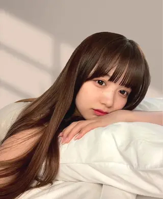 ロング カラー くすみミルクティー／ ブラウン🪡TOWAのヘアスタイル