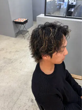 ショート パーマ メンズ メンズ専門サロン wokeのヘアスタイル