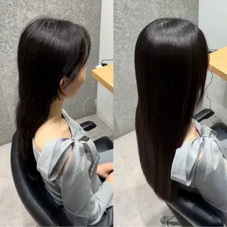 ミディアム 髪質改善ヘアケア 艶髪特化/上田のヘアスタイル