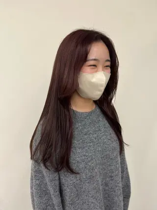 ロング カラー 透明感カラー🌼 沙奈のヘアスタイル