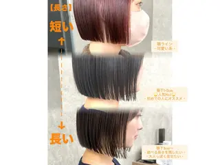 ミディアム カラー 似合わせボブ🎀🫧 千葉 優希のヘアスタイル
