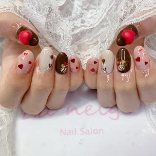 ネイル La neige* yuki 🥯🍑のネイルデザイン