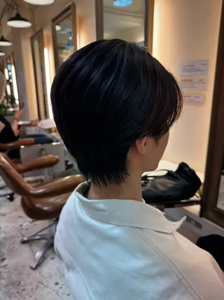 メンズ タツキ／レイヤー／ パーマ／艶カラーのヘアスタイル