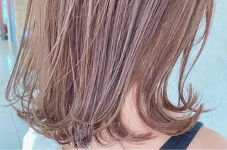 ミディアム カラー 浦口友華 ♡  暖色系カラーのヘアスタイル