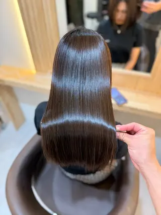 ロング attrait南堀江所属・KAISEI髪質改善 /縮毛矯正のヘアスタイル