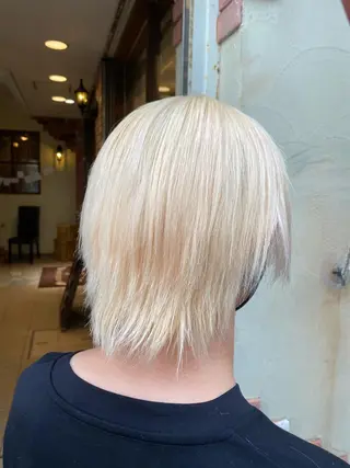 ミディアム カラー パーマ ヘアアレンジ メンズ キッズ ネイル マツエク・マツパ emu所属・🌈髪質改善・美髪矯 正・平野瀬乃🌈のヘアスタイル