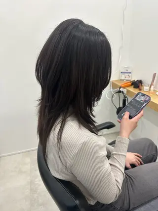 ロング レイヤー/ナチュラル 💐nao.のヘアスタイル