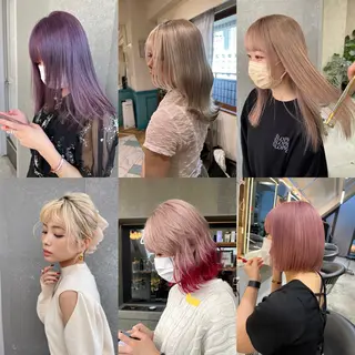 ミディアム カラー Elissumeda所属・ブリーチ特化 梅田本多翔のヘアスタイル