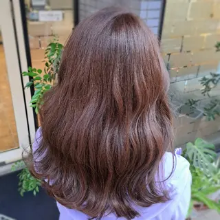 ロング カラー 💜𝑳𝑼𝑵𝑨 🌻母良田愛美🌻のヘアスタイル