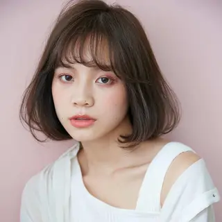 ミディアム カラー 奈良/登美ヶ丘/ Yutaのヘアスタイル