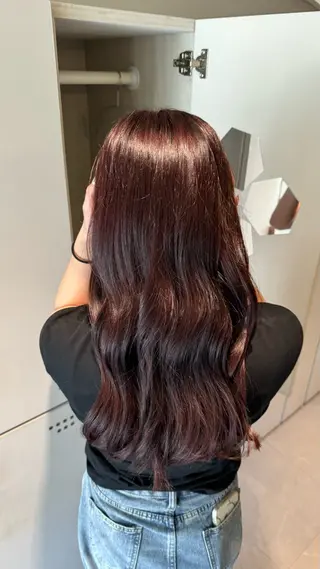 カラー 村田 茉優のヘアスタイル