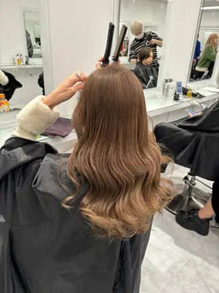 ロング カラー 💖ミルクティー💖 あかり💖のヘアスタイル