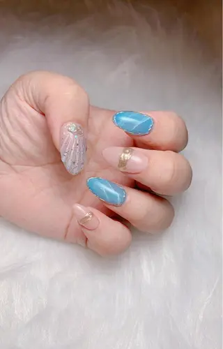 ネイル MiKi Nai池袋 長さだし得意のネイルデザイン