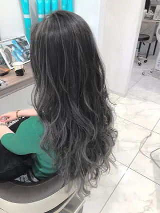 ロング 田中 慎也のヘアスタイル
