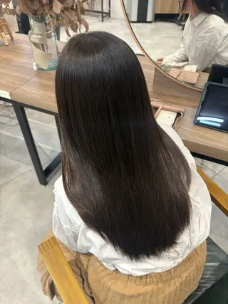 ロング 暗髪／透明感カラー ／⭐️hyuga⭐️のヘアスタイル