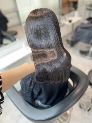 カラー 赤み消し🌿韓国風 ヘア🌿渋谷美容室のヘアスタイル