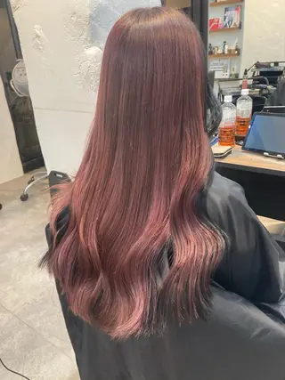 ロング カラー ✨最安値✨エクステ カラー🌼つきな🌼のヘアスタイル